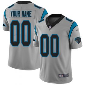 Wholesale Cheap Nike Carolina Panthers Customized Silver Men\'s Stitched NFL Limited Inverted Legend Jersey