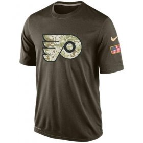Wholesale Cheap Men\'s Philadelphia Flyers Salute To Service Nike Dri-FIT T-Shirt