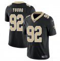 Cheap Men's New Orleans Saints #92 Chase Young Black Vapor Limited Football Stitched Jersey