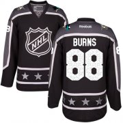 Wholesale Cheap Sharks #88 Brent Burns Black 2017 All-Star Pacific Division Stitched NHL Jersey