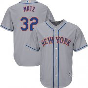 Wholesale Cheap Mets #32 Steven Matz Grey Cool Base Stitched Youth MLB Jersey
