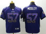 Wholesale Cheap Nike Ravens #57 C.J. Mosley Purple Team Color Men's Stitched NFL Elite Drift Fashion Jersey