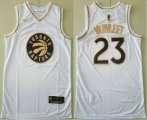 Wholesale Cheap Men's Toronto Raptors #23 Fred VanVleet White Golden Nike Swingman Stitched NBA Jersey