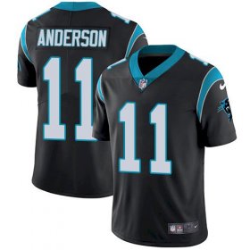 Wholesale Cheap Nike Panthers #11 Robby Anderson Black Team Color Men\'s Stitched NFL Vapor Untouchable Limited Jersey