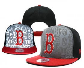 Wholesale Cheap MLB Boston Red Sox Snapback Ajustable Cap Hat YD 4