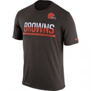 Wholesale Cheap Men's Cleveland Browns Nike Practice Legend Performance T-Shirt Brown