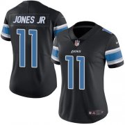 Wholesale Cheap Nike Lions #11 Marvin Jones Jr Black Women's Stitched NFL Limited Rush Jersey