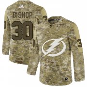 Wholesale Cheap Adidas Lightning #30 Ben Bishop Camo Authentic Stitched NHL Jersey