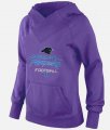 Wholesale Cheap Women's Carolina Panthers Big & Tall Critical Victory Pullover Hoodie Purple