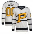 Cheap Men's Pittsburgh Penguins Custom Cream 2023 Winter Classic Stitched Jersey