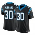Cheap Men's Carolina Panthers #30 Chuba Hubbard Black 2023 F.U.S.E. Vapor Limited Football Stitched Jersey