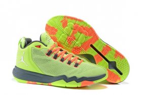 Wholesale Cheap Jordan CP3 IX AE Shoes Green/Orange-Black