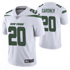 Wholesale Cheap Men\'s New York Jets #20 Ahmad Gardner 2022 White Vapor Untouchable Limited Stitched Jersey