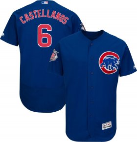 Wholesale Cheap Cubs #6 Nicholas Castellanos Blue Flexbase Authentic Collection Stitched MLB Jersey