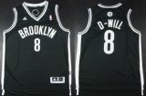 Wholesale Cheap Brooklyn Nets #8 D-Will Black Nickname Revolution 30 Swingman Black Jersey