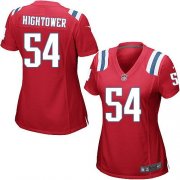 Wholesale Cheap Nike Patriots #54 Dont'a Hightower Red Alternate Women's Stitched NFL Elite Jersey