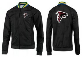 Wholesale Cheap NFL Atlanta Falcons Team Logo Jacket Black_4