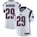 Wholesale Cheap Nike Patriots #29 Duke Dawson White Men's Stitched NFL Vapor Untouchable Limited Jersey