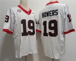 Cheap Gonzaga Bulldogs #19 Brock Bowers White Stitched Jersey