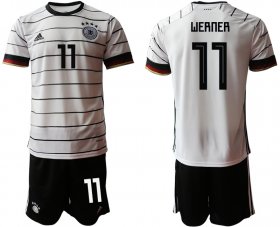 Wholesale Cheap Men 2021 European Cup Germany home white 11 Soccer Jersey2