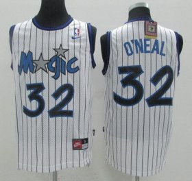 Wholesale Cheap Men\'s Orlando Magic #32 Shaquille O\'neal White Stitched NBA Nike Swingman Jersey