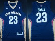 Wholesale Cheap New Orleans Pelicans #23 Anthony Davis Revolution 30 Swingman Navy Blue Jersey