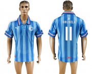 Wholesale Cheap Guadalajara #11 Brizuela Blue Soccer Club Jersey