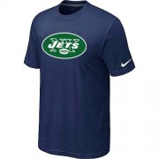 Wholesale Cheap Nike New York Jets Sideline Legend Authentic Logo Dri-FIT NFL T-Shirt Midnight Blue