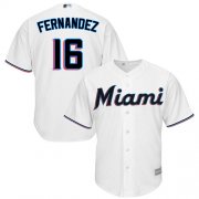 Wholesale Cheap Marlins #16 Jose Fernandez White Cool Base Stitched Youth MLB Jersey