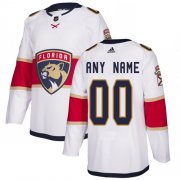 Wholesale Cheap Men's Adidas Panthers Personalized Authentic White Road NHL Jersey