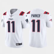 Wholesale Cheap Men's New England Patriots #11 DeVante Parker White Vapor Untouchable Limited Stitched Jersey
