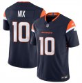Cheap Men's Denver Broncos #10 Bo Nix Navy 2024 Draft F.U.S.E. Alternate Vapor Limited Football Stitched Jersey