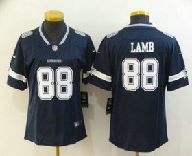 Wholesale Cheap Youth Dallas Cowboys #88 CeeDee Lamb Navy Blue 2020 NEW Vapor Untouchable Stitched NFL Nike Limited Jersey
