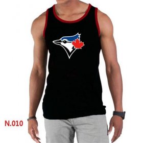 Wholesale Cheap Men\'s Nike Toronto Blue Jays Sideline Legend Authentic Logo Tank Top Black