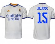 Wholesale Cheap Men 2021-2022 Club Real Madrid home aaa version white 15 Soccer Jerseys