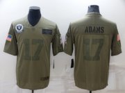 Wholesale Cheap Men's Las Vegas Raiders #17 Davante Adams Camo Salute To Service Limited Stitched Jersey