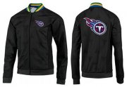Wholesale Cheap NFL Tennessee Titans Team Logo Jacket Black_3