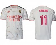 Wholesale Cheap Men 2021-2022 Club Real Madrid home aaa version white 11 Adidas Soccer Jersey