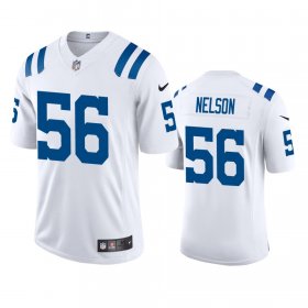 Wholesale Cheap Indianapolis Colts #56 Quenton Nelson Men\'s Nike White 2020 Vapor Limited Jersey