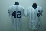 Wholesale Cheap Yankees #42 Mariano Rivera White GMS The Boss Stitched MLB Jersey