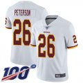 Wholesale Cheap Nike Redskins #26 Adrian Peterson White Men's Stitched NFL 100th Season Vapor Limited Jersey