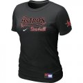 Wholesale Cheap Women's MLB Houston Astros Black Nike Short Sleeve Practice T-Shirt