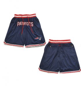 Wholesale Cheap Men\'s New England Patriots Navy Shorts (Run Small)