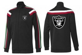 Wholesale Cheap NFL Las Vegas Raiders Team Logo Jacket Black_2