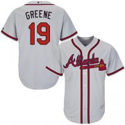 Wholesale Cheap Braves #19 Shane Greene Grey New Cool Base Stitched MLB Jersey