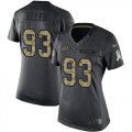 Wholesale Cheap Nike Redskins #93 Jonathan Allen Black Women's Stitched NFL Limited 2016 Salute to Service Jersey