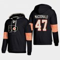 Wholesale Cheap Philadelphia Flyers #47 Andrew MacDonald Black adidas Lace-Up Pullover Hoodie
