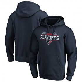 Wholesale Cheap Houston Texans 2019 NFL Playoffs Bound Pullover Hoodie Navy