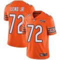 Wholesale Cheap Nike Bears #72 Charles Leno Jr Orange Men's 100th Season Stitched NFL Limited Rush Jersey