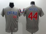 Wholesale Cheap Cubs #44 Anthony Rizzo Grey Flexbase Authentic Collection Road Stitched MLB Jersey